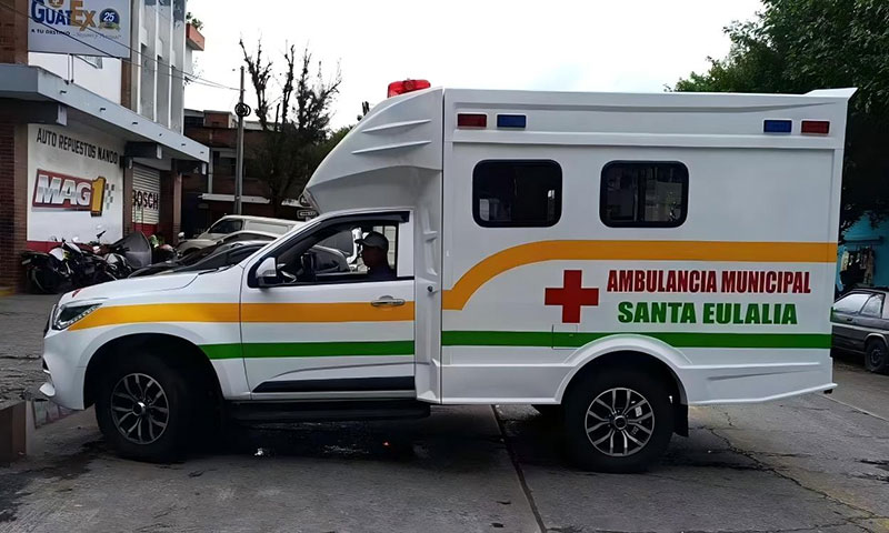 fully equipped ambulances